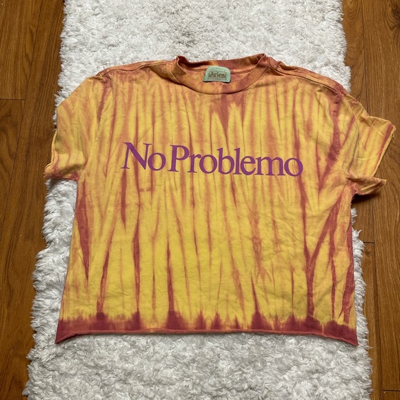 ARIES NO PROBLEMO TIE DYE T-SHIRT - Picture 10 of 12